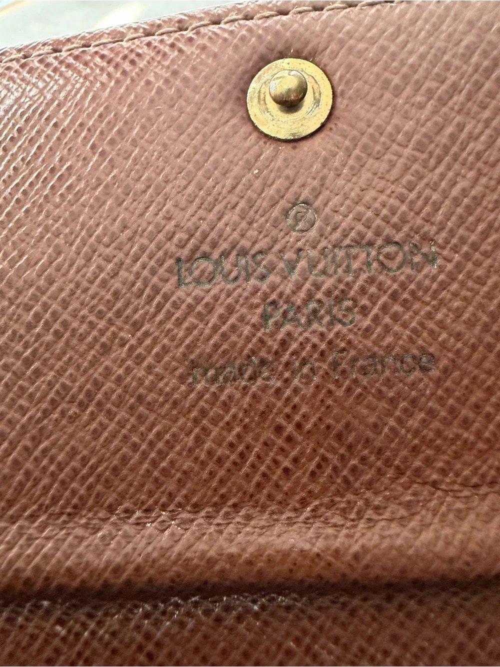 Louis Vuitton Monogram Continental Wallet in Dark Brown with Gold Hardware